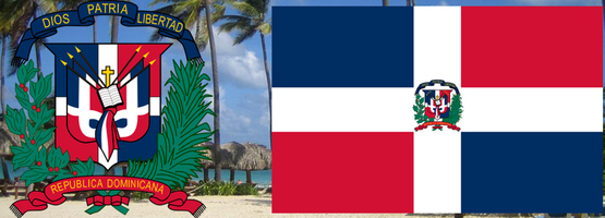 флаг доминиканской республики